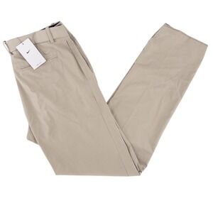 NWT Nike Mens Size 37 Flex Training Pants CU9429-221 Dri-Fit Unhemmed Custom Fit